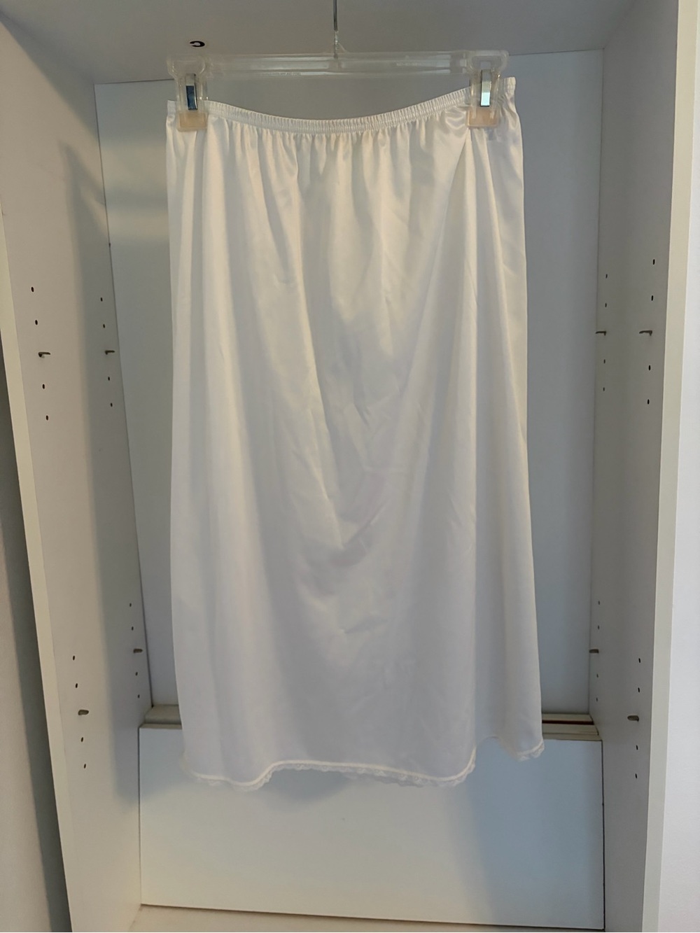 White Half Slip Skirt - Lightweight Liner